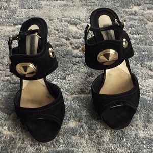 Brian Atwood suede sandals